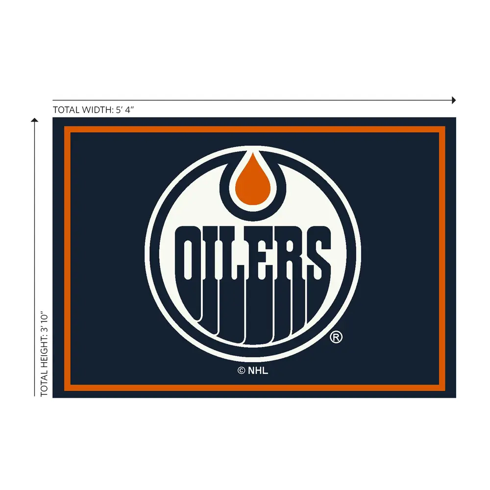 Edmonton Oilers 4x6 Spirit Rug