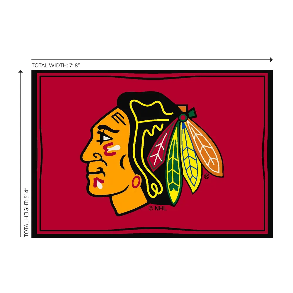 Chicago Blackhawks 6x8 Spirit Rug