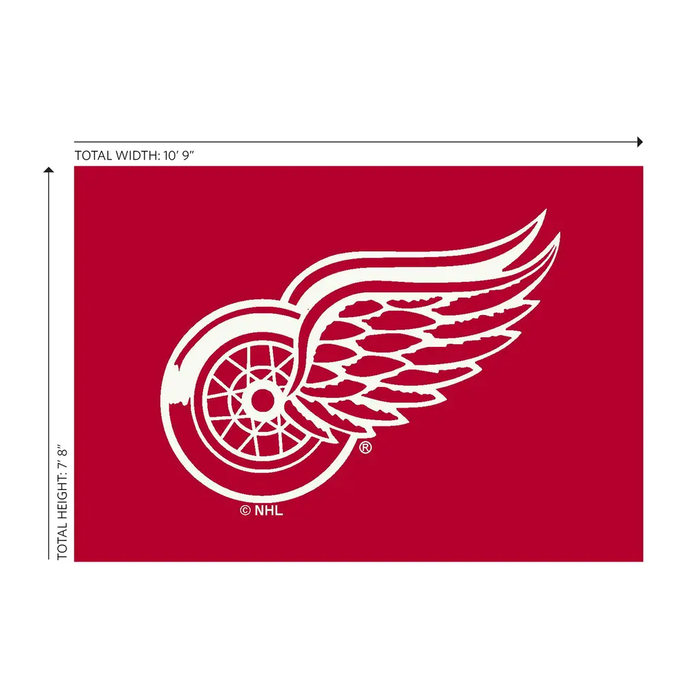Detroit Red Wings 8x11 Spirit Rug