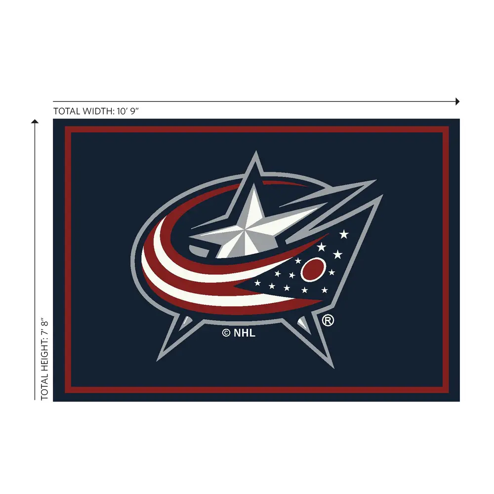 Columbus Blue Jackets 8x11 Spirit Rug