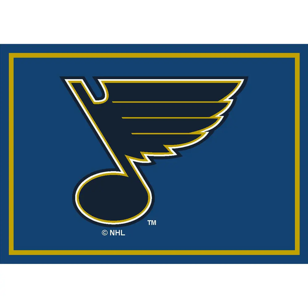 St. Louis Blues 8x11 Spirit Rug