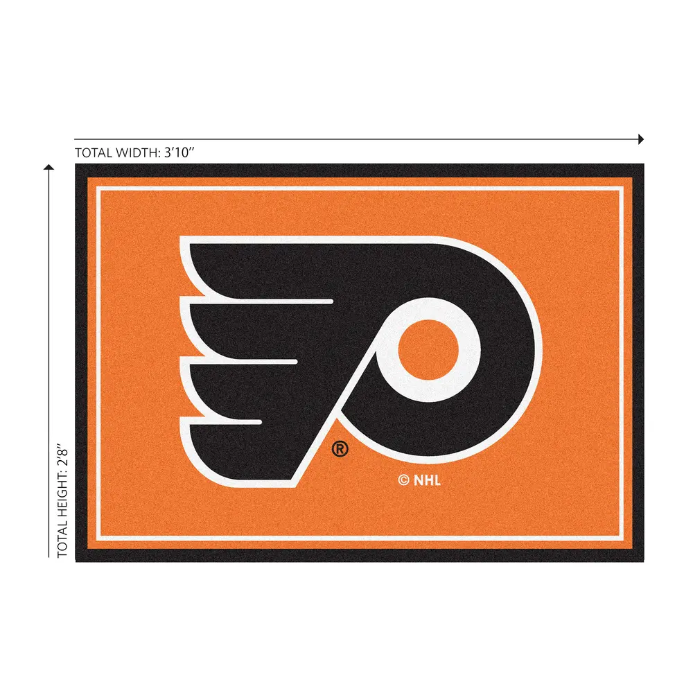 Philadelphia Flyers 3x4  Area  Rug