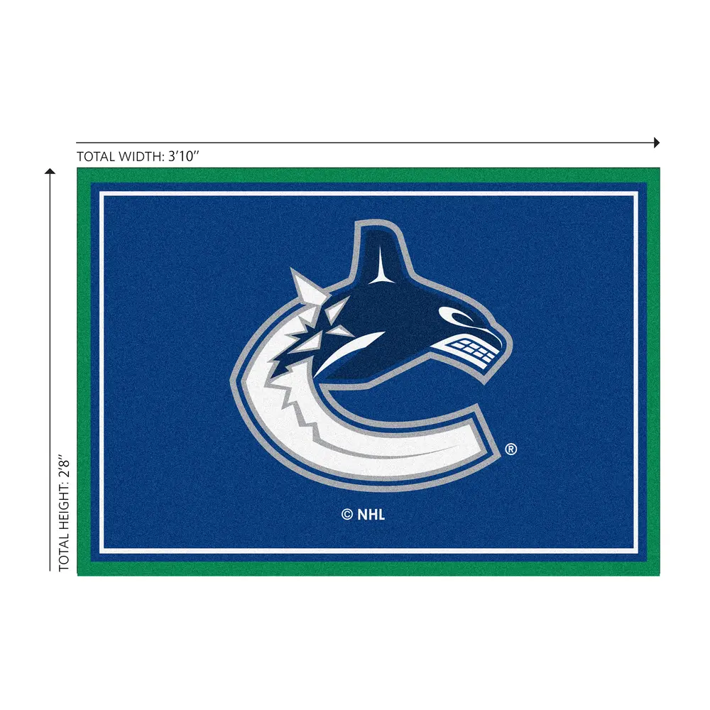 Vancouver Canucks 3x4  Area  Rug