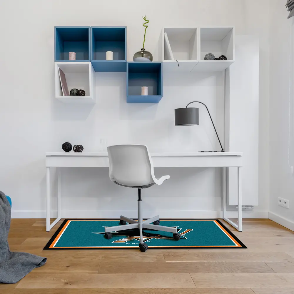 San Jose Sharks 3x4  Area  Rug