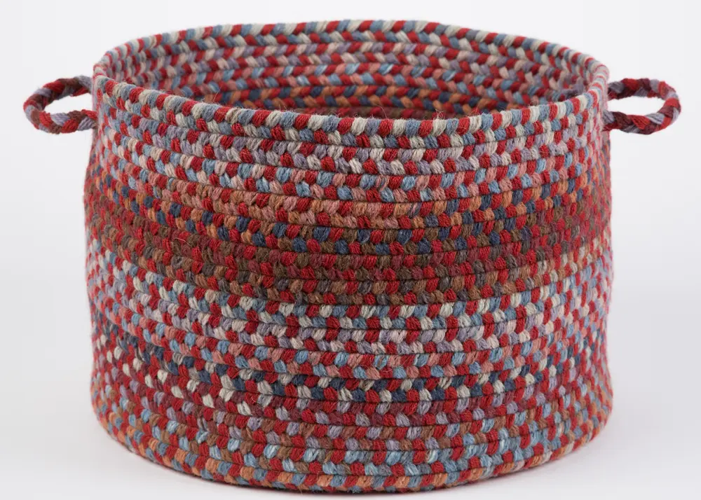 Astoria Braided Area Rugs Red Velvet