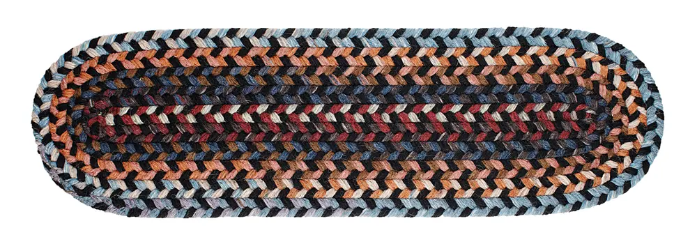 Astoria Braided Area Rugs Black Rock