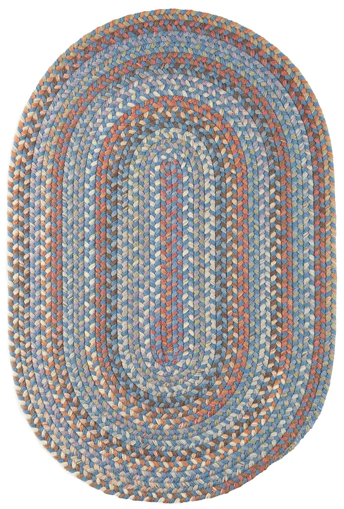 Bar Harbor Braided Area Rugs Bluestone