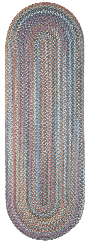 Bar Harbor Braided Area Rugs Bluestone