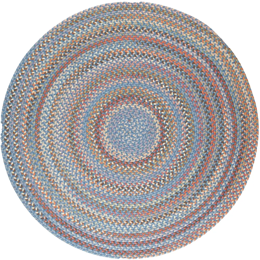Bar Harbor Braided Area Rugs Bluestone