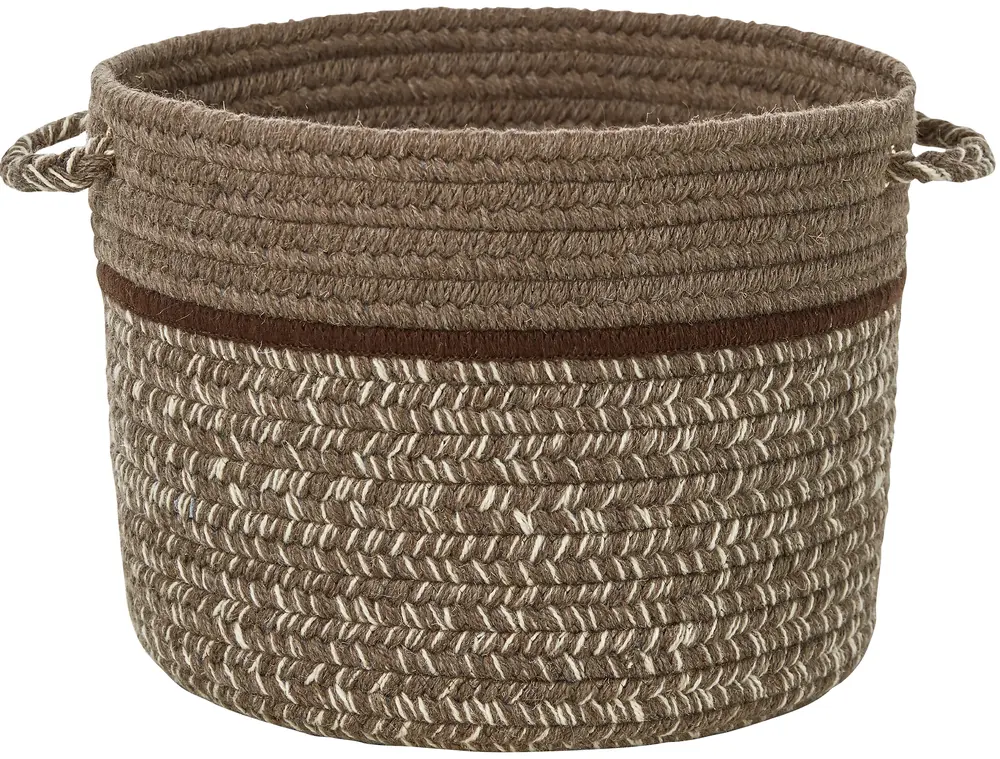 Casual Comfort Braided Area Rugs Mocha