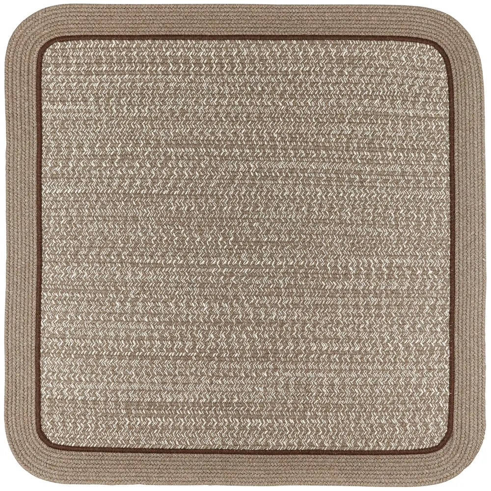 Casual Comfort Braided Area Rugs Mocha
