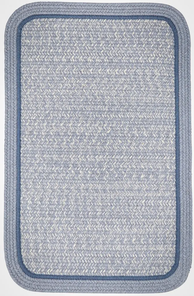 Casual Comfort Braided Area Rugs Sunrise Blue