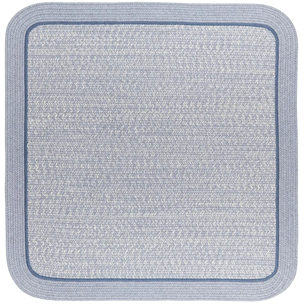 Casual Comfort Braided Area Rugs Sunrise Blue