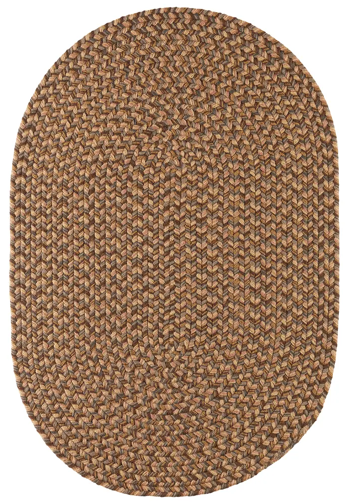 Camden Braided Area Rugs Shades of Brown