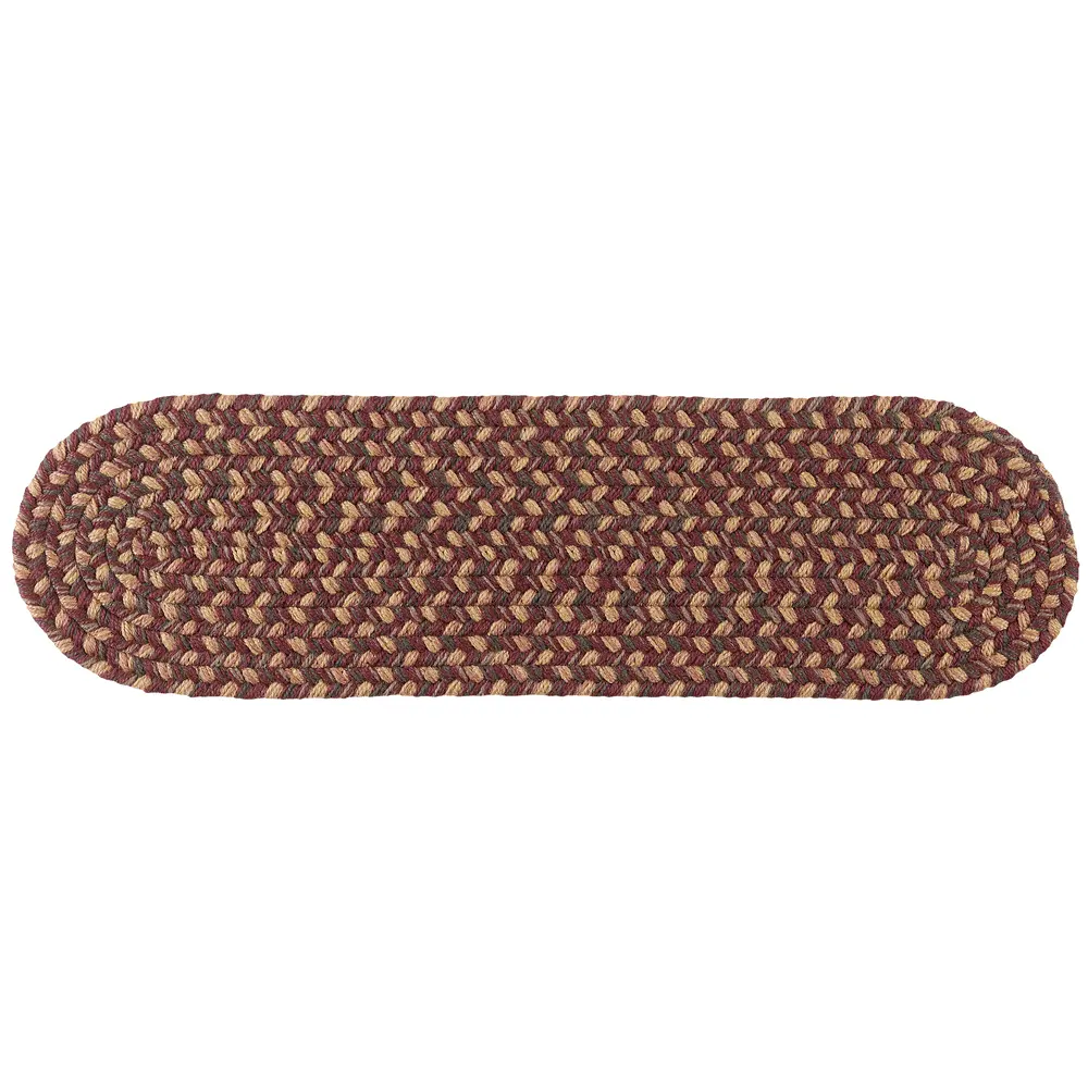 Camden Braided Area Rugs Garnet