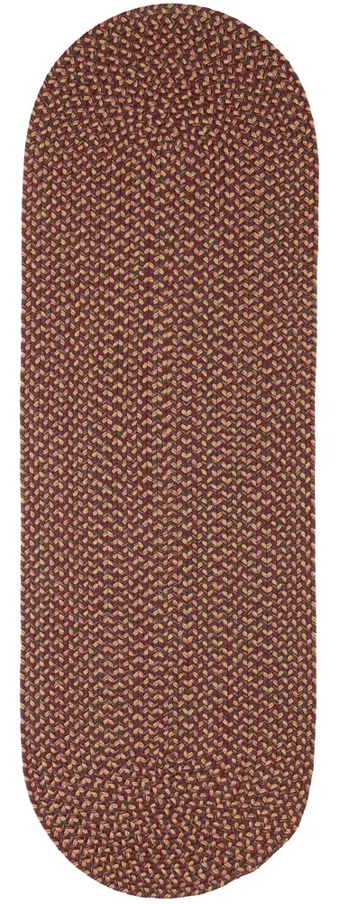 Camden Braided Area Rugs Garnet