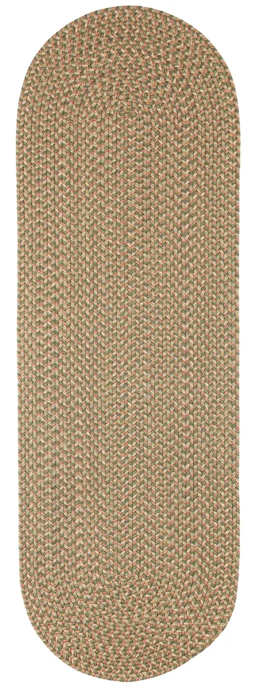 Camden Braided Area Rugs Basil