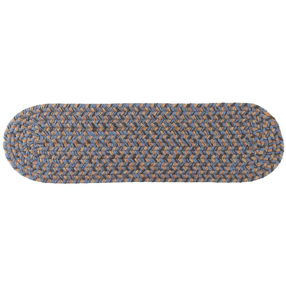 Camden Braided Area Rugs Denim Blue