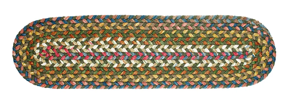 Country Jewel Braided Area Rugs Emerald