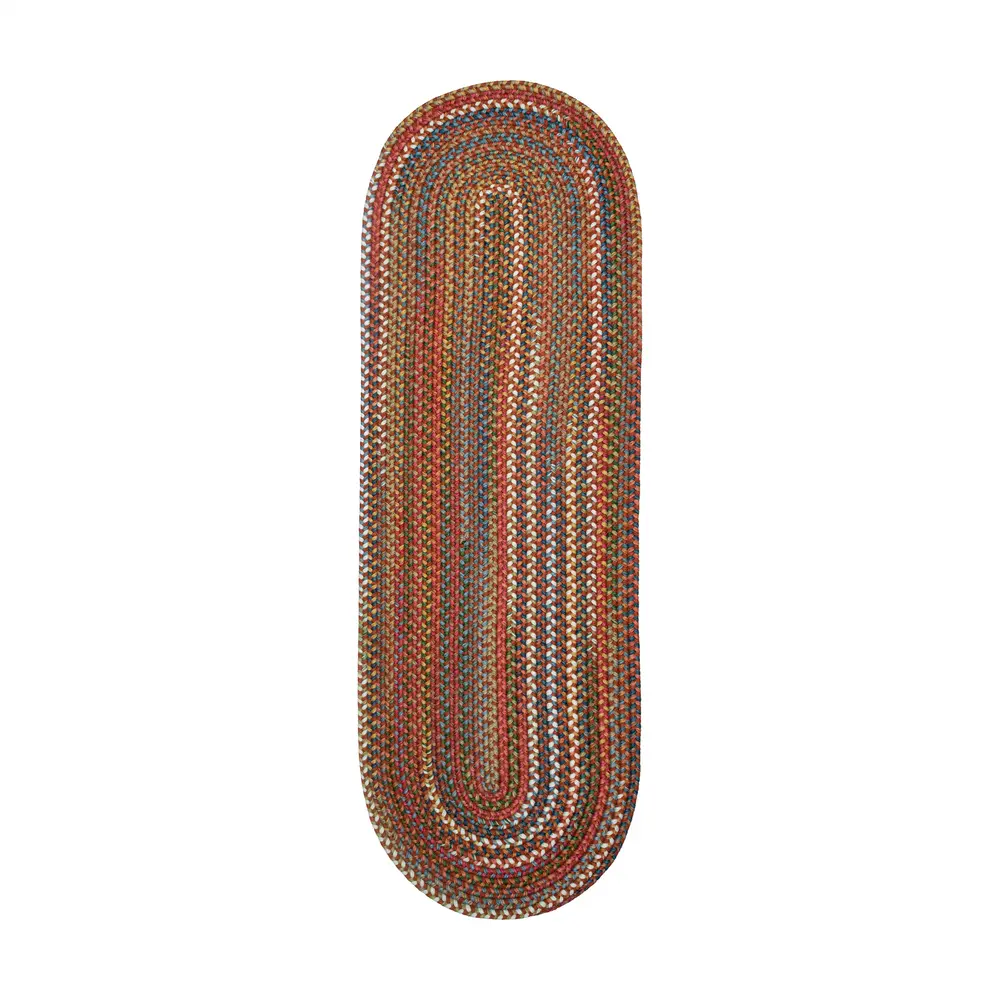 Country Jewel Braided Area Rugs Tawny Port