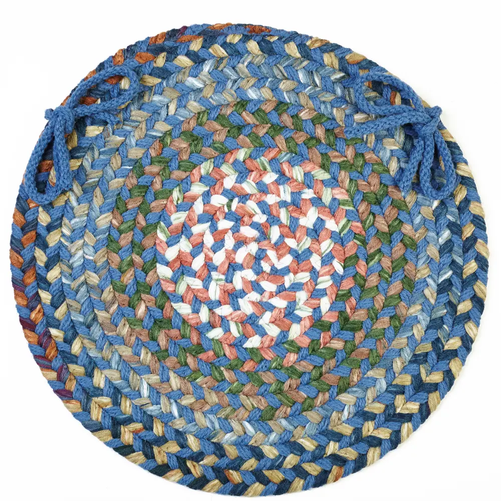Country Jewel Braided Area Rugs Sapphire