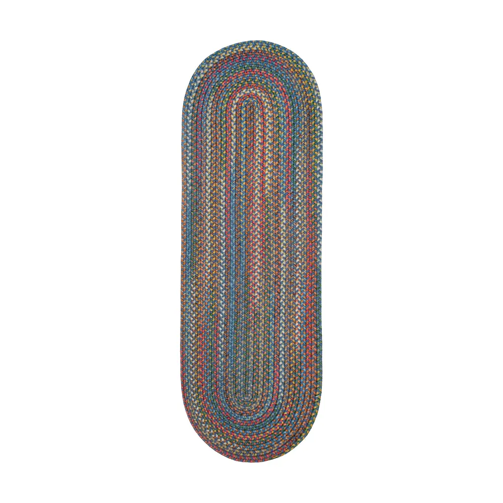 Country Jewel Braided Area Rugs Sapphire