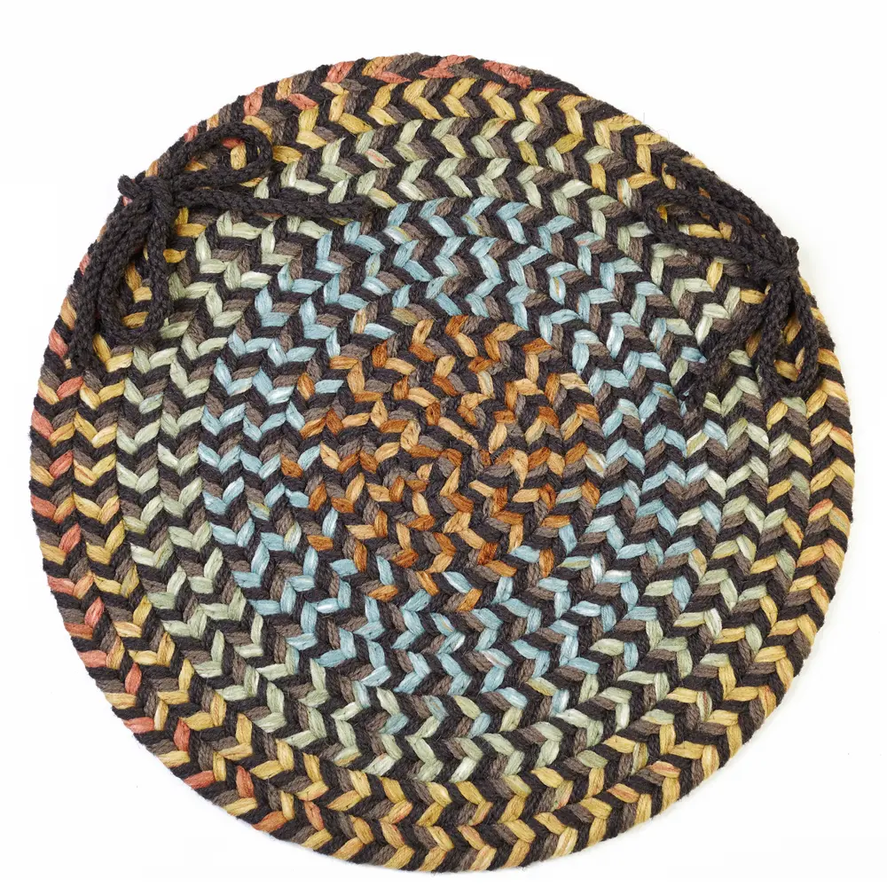 Cypress Braided Area Rugs Brown Velvet