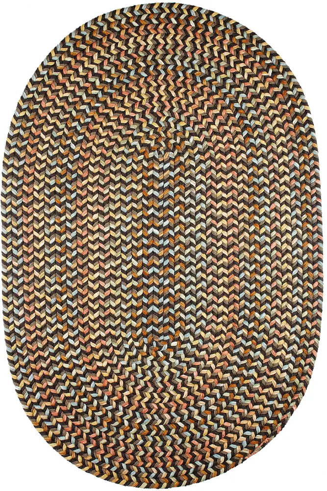 Cypress Braided Area Rugs Brown Velvet