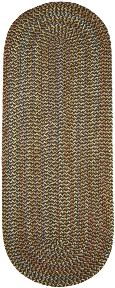 Cypress Braided Area Rugs Brown Velvet