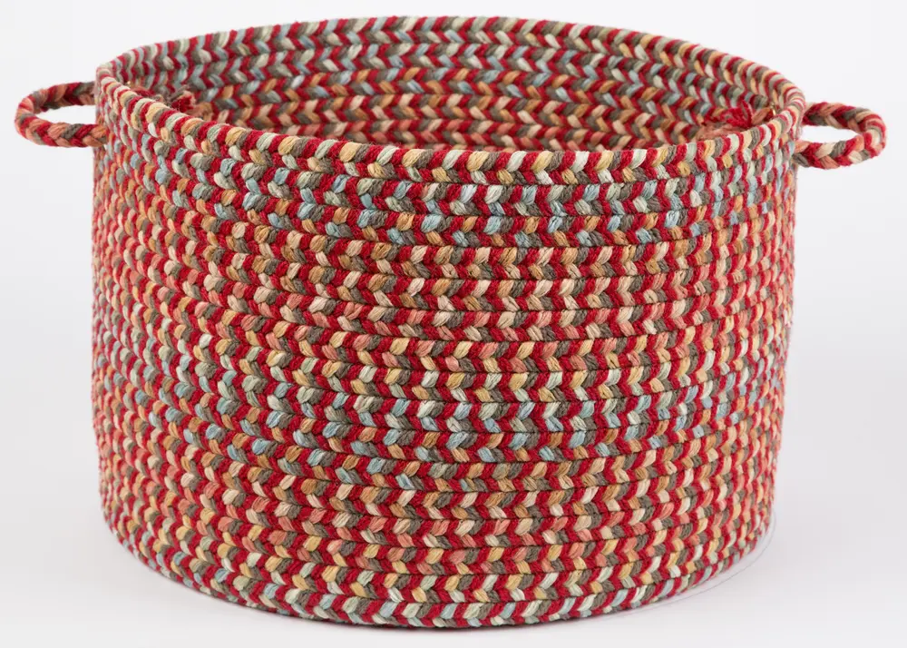 Cypress Braided Area Rugs Brilliant Red