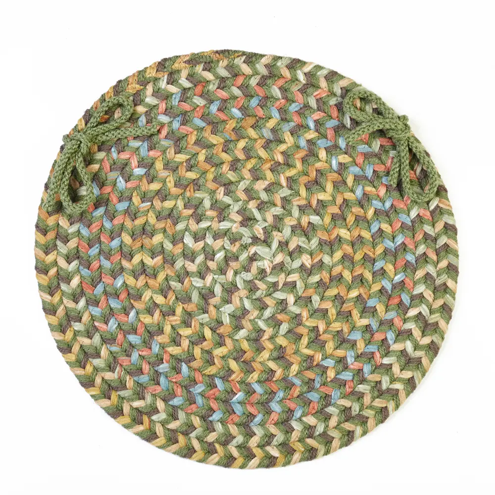 Cypress Braided Area Rugs Olive