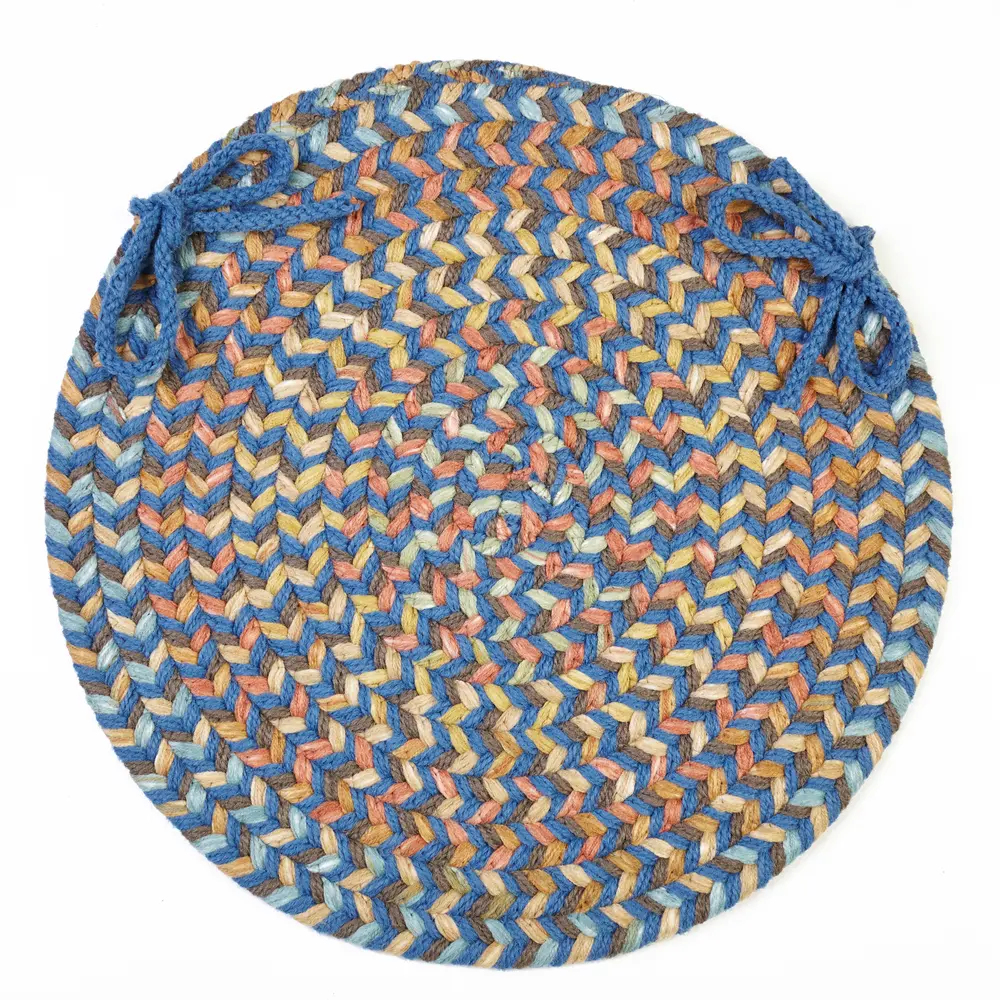 Cypress Braided Area Rugs Marina Blue
