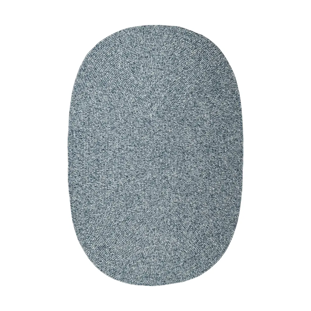 Elegance Braided Area Rugs Dusty Blue