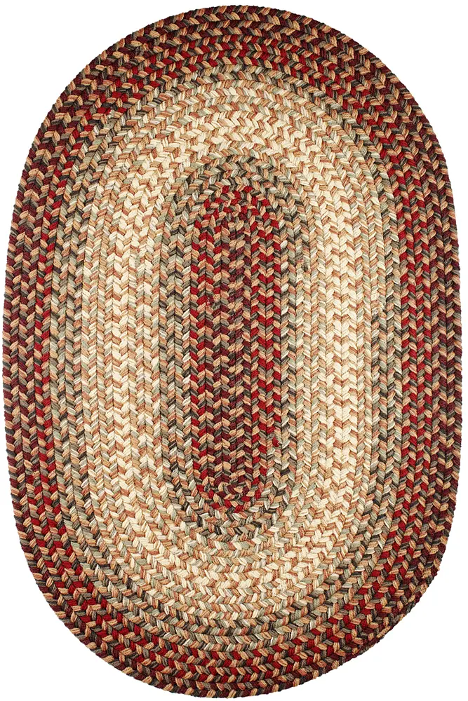 Easy Living Braided Area Rugs Spanish Red