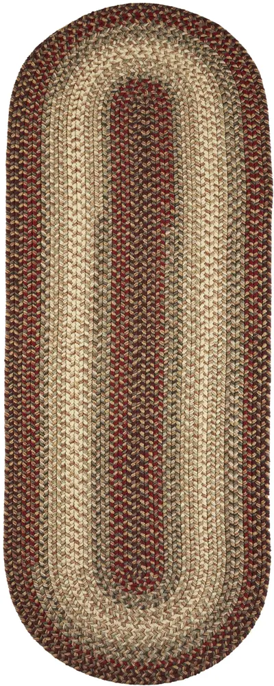 Easy Living Braided Area Rugs Spanish Red