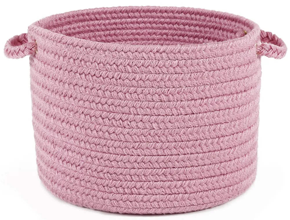 Happy Braids Braided Area Rugs Solid Pink