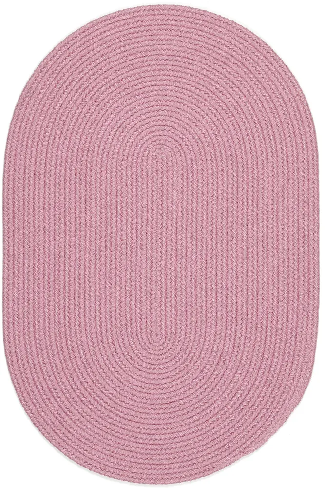 Happy Braids Braided Area Rugs Solid Pink