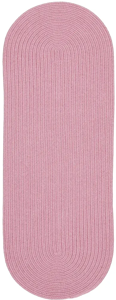Happy Braids Braided Area Rugs Solid Pink