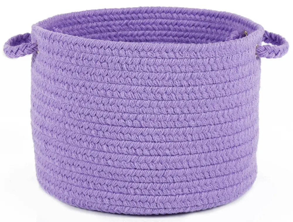 Happy Braids Braided Area Rugs Solid Violet