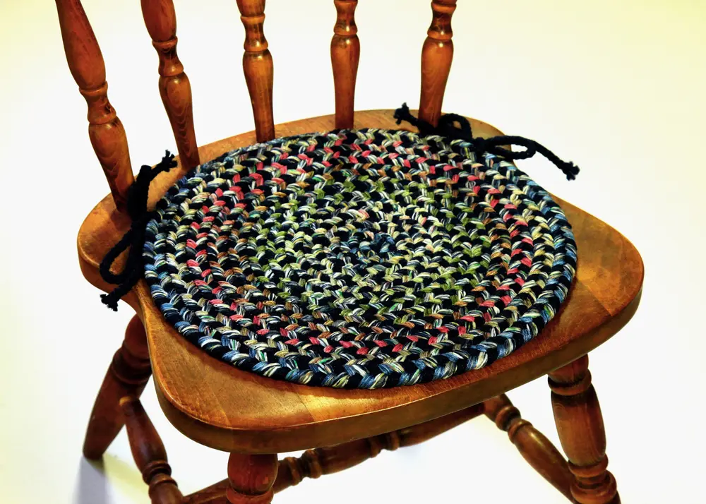 Katie Braided Area Rugs Navy