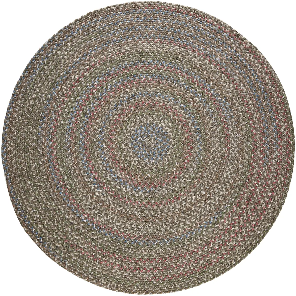 Katie Braided Area Rugs Dk Taupe