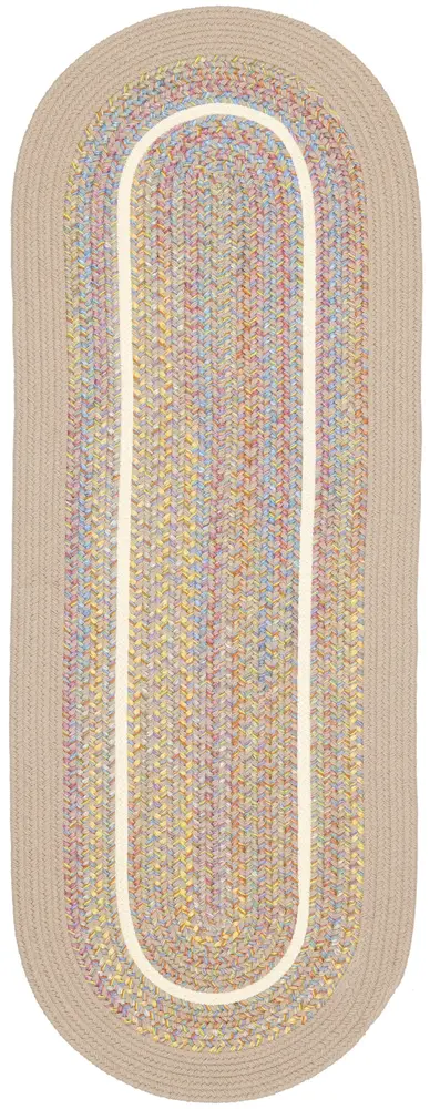 Kids' Isle Braided Area Rugs SandBeige