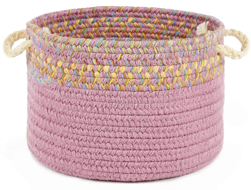 Kids' Isle Braided Area Rugs Pink