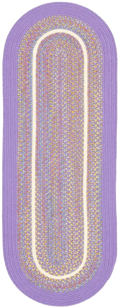 Kids' Isle Braided Area Rugs Violet