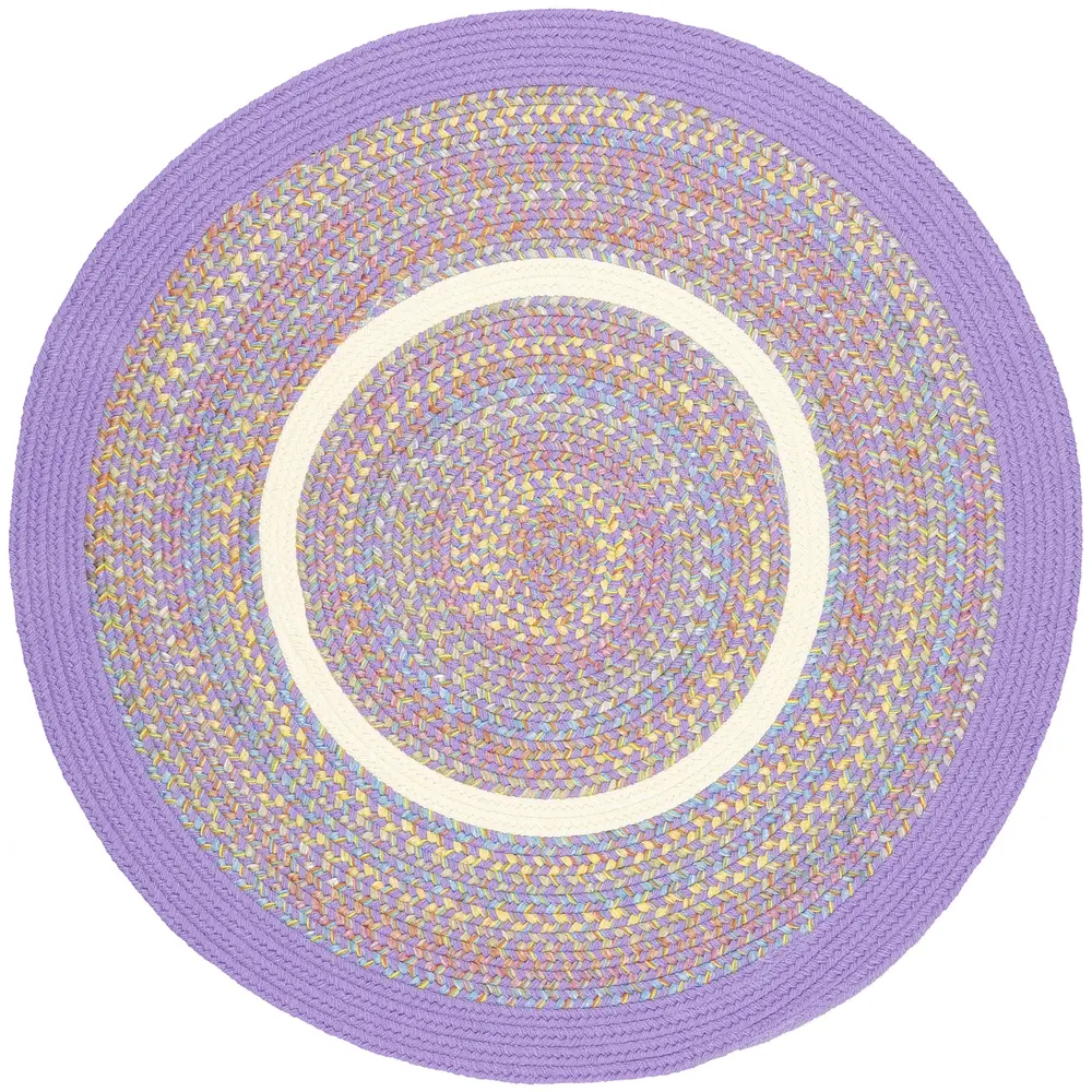 Kids' Isle Braided Area Rugs Violet