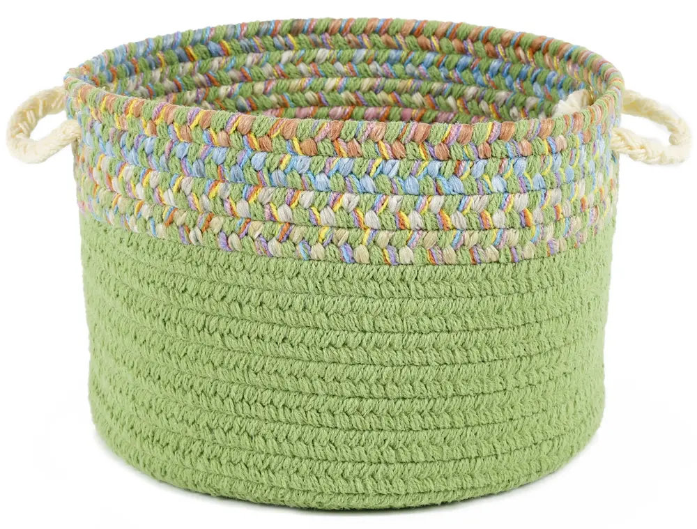 Kids' Isle Braided Area Rugs Lime