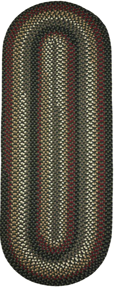 Mayflower Braided Area Rugs Verdant / Spruce