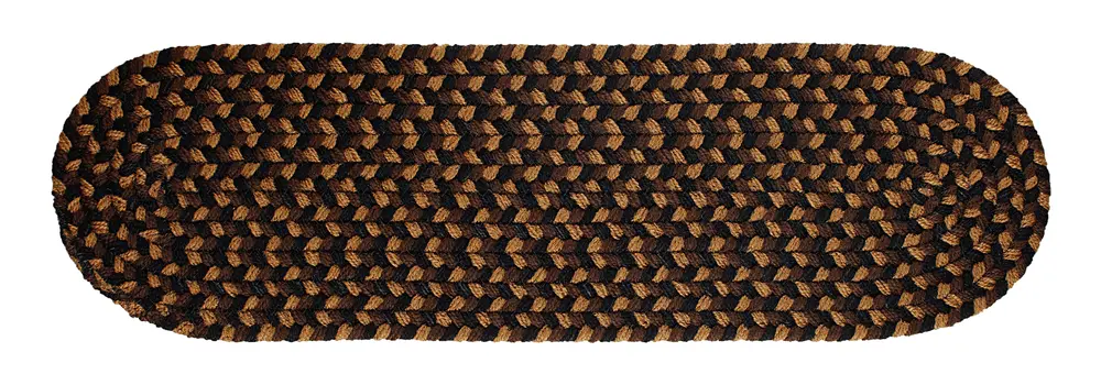 Mayflower Braided Area Rugs Brown Fudge