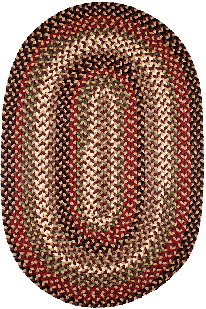 Mayflower Braided Area Rugs Sangria