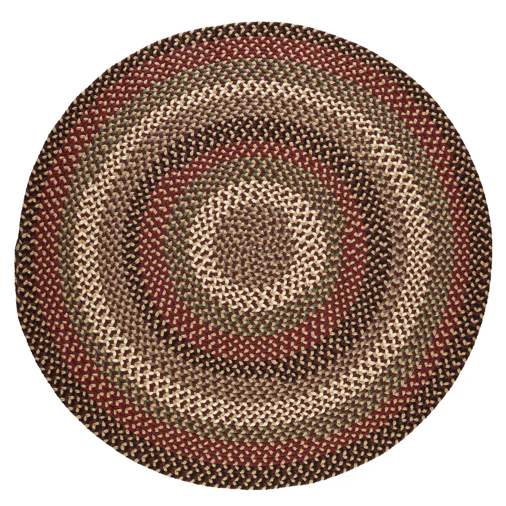 Mayflower Braided Area Rugs Sangria